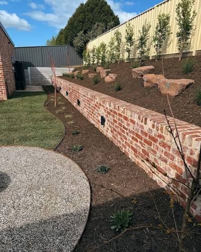 Brick Retaining Wall project in Sydney