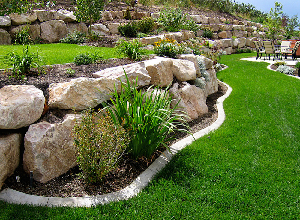 Rock Retaining Wall project in Sydney